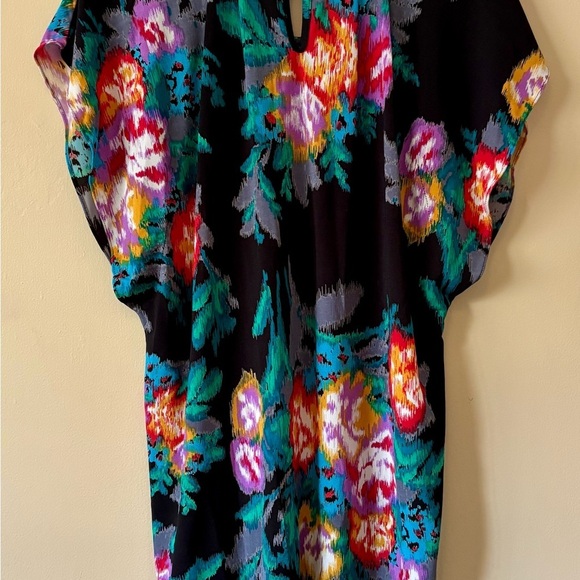 Orion London| Gorgeous Multicolor Abstract Black Tunic or Mini Dress Sz XS/S - Picture 4 of 10